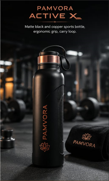 Active X Matte Copper Sports Bottle