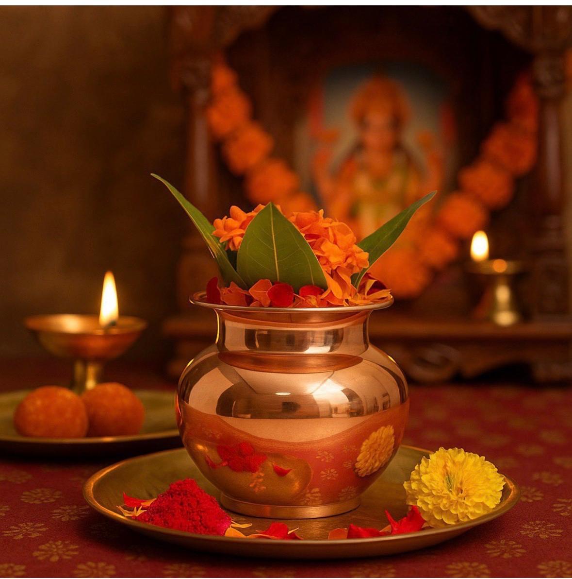 Copper Pooja Kalash
